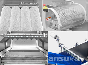 環(huán)速食材清洗機(jī)各細(xì)節(jié)部分